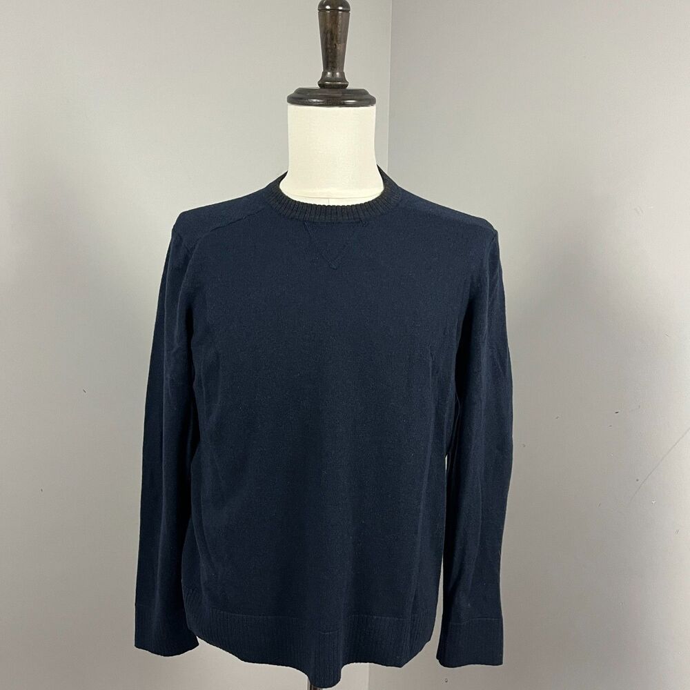 Smartwool Sparwood Crew Neck Sweater Blue Men's Medium